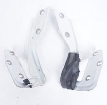 11-14 PORSCHE CAYENNE (958) FRONT LEFT & RIGHT HOOD HINGE SET OF 2 WHITE