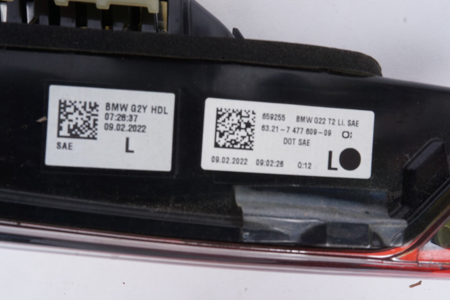 2021 - 2024 BMW Convertible 430 G22 G23 G83 G82 M4 Rear Left Taillight INNER