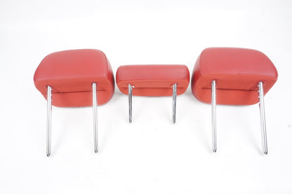 2017 - 2023 Alfa Romeo Stelvio Rear Seat Headrest  3 pcs OEM RED