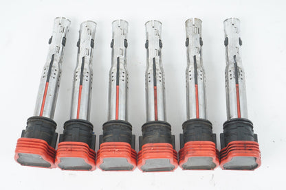 2012 - 2015 AUDI A7 3.0L IGNITION COIL SET OF 6 OEM
