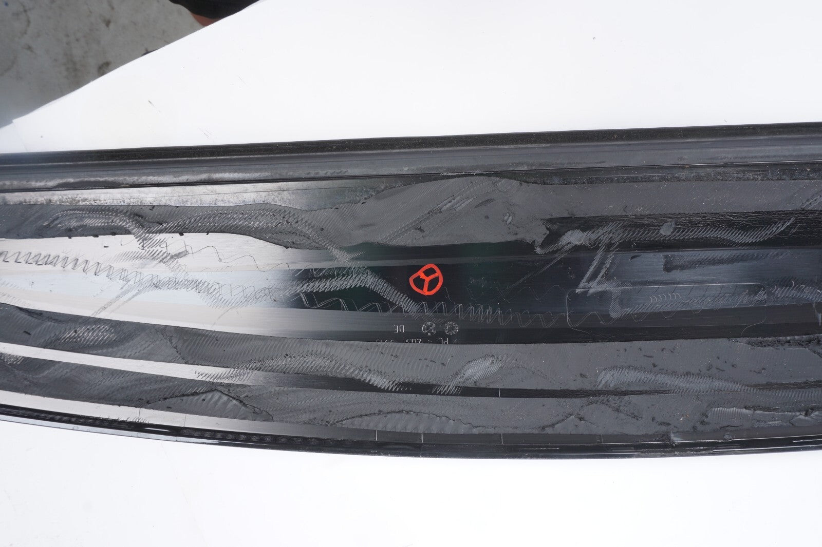 14-20 Mercedes S550 W222 Front Upper Panoramic Sun Roof Window Cover OEM