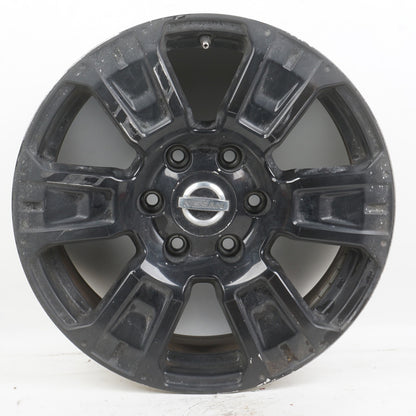 2017 - 2023 Nissan Titan  18" OEM Wheel Rim Black 40300EZ40B
