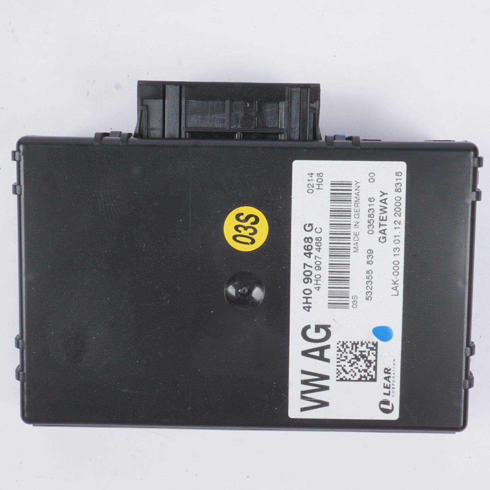 2011 - 2012 Audi A8 Quattro Gateway Interface Control Module Unit OEM