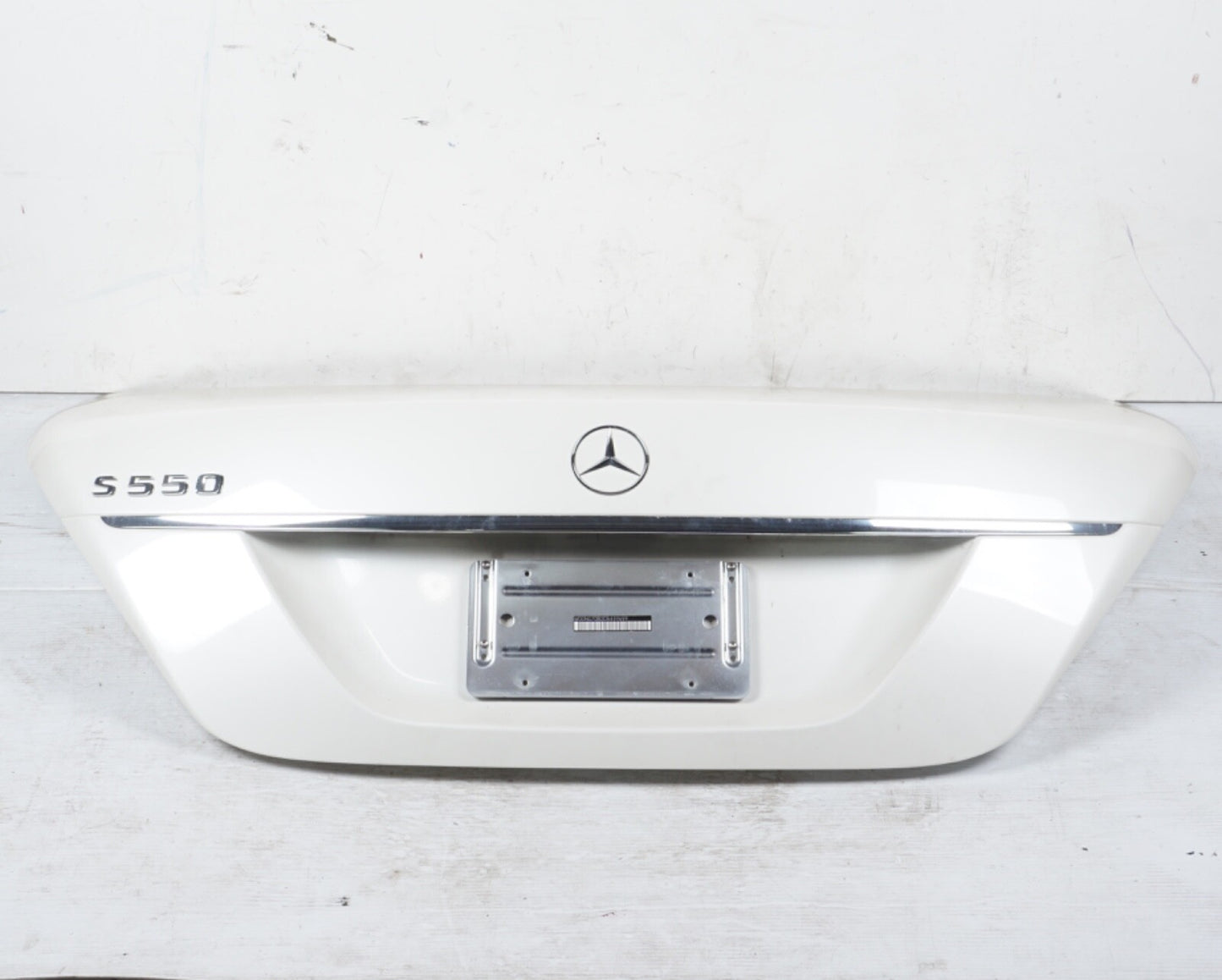 2007 - 2013 MERCEDES-BENZ S550 S600 S63 AMG TRUNK LID OEM WHITE