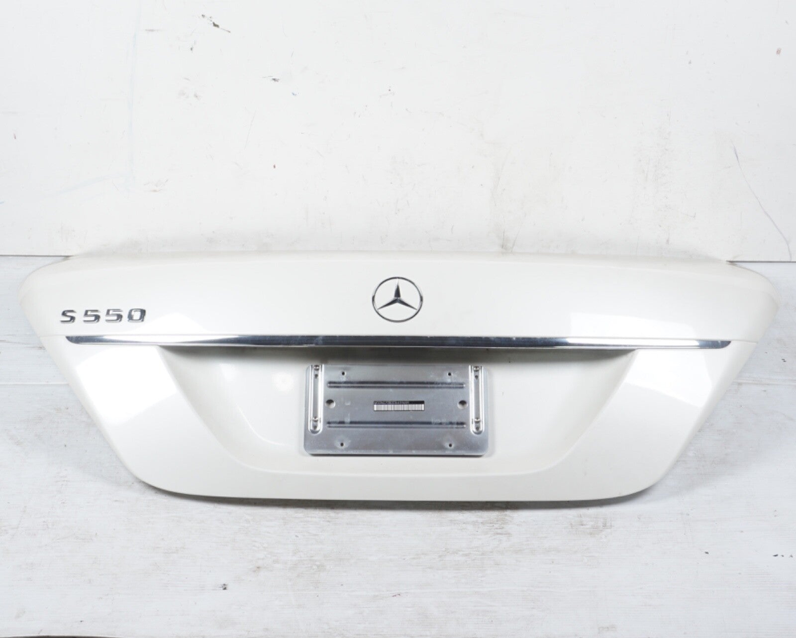 2007 - 2013 MERCEDES-BENZ S550 S600 S63 AMG TRUNK LID OEM WHITE