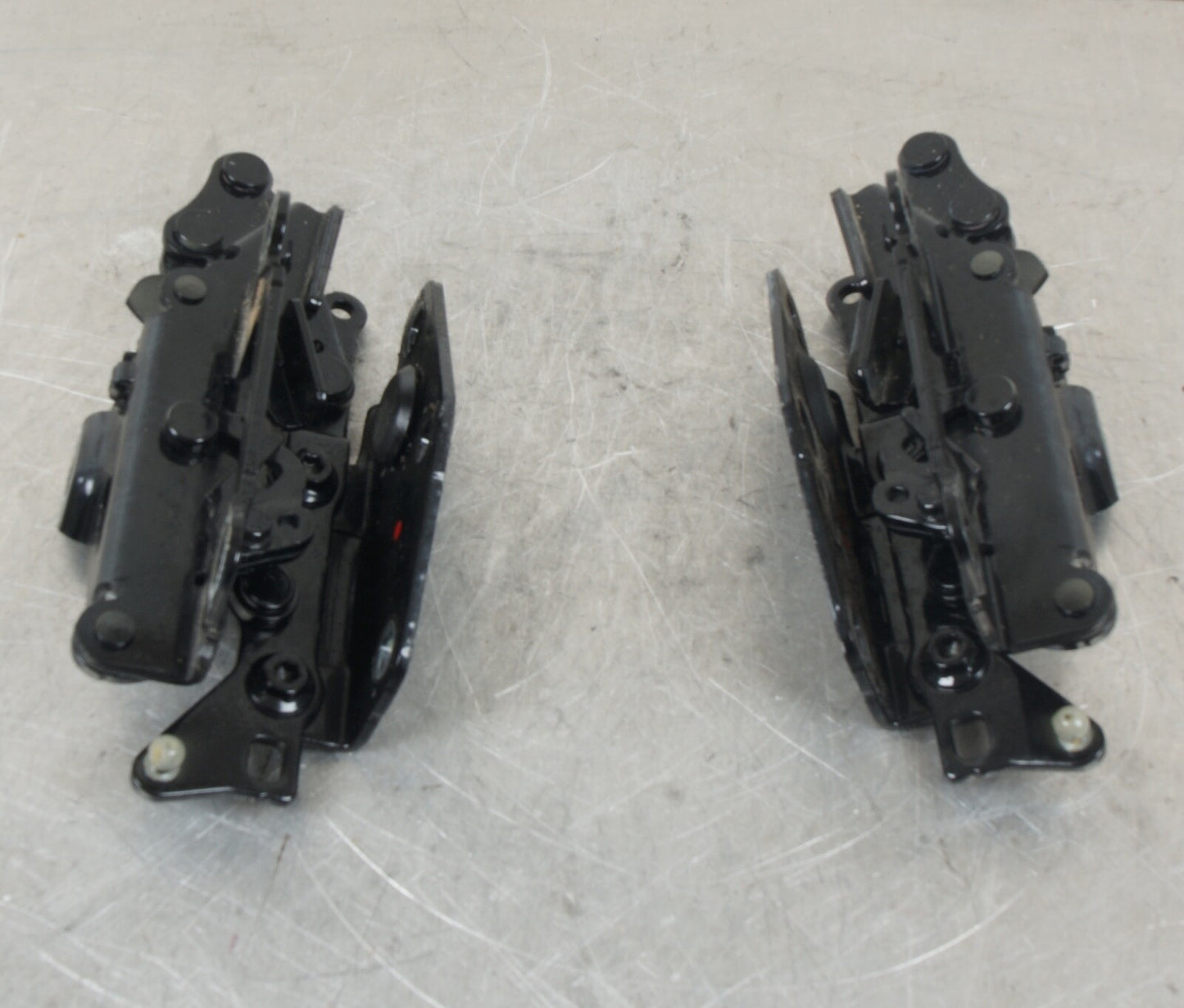 2013-2020 MERCEDES SL CLASS R231 - FRONT HOOD LEFT & RIGHT HINGES PAIR BLACK OEM