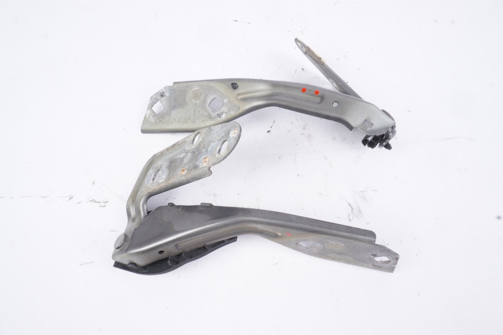 2011-2014 Porsche Cayenne Front Right & Left Hood Hinge Set  OEM