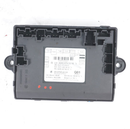 07-13 Mercedes W221 S550 S600 Rear Left Driver Side Door Control Module OEM