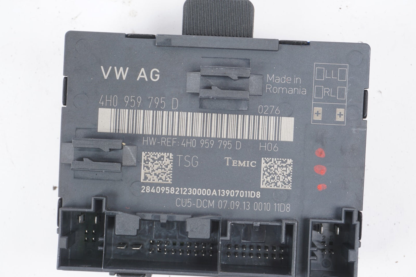 2011 - 2017 Audi A8L A8 Rear Left Driver Side Door Control Module Unit OEM