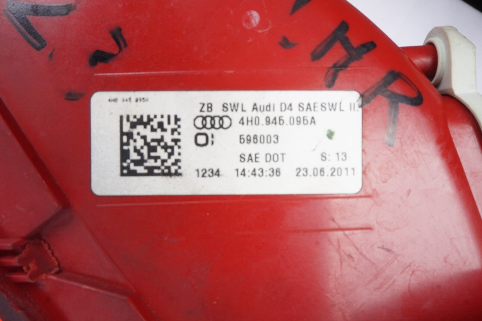 2011 - 2014 AUDI A8 QUATTRO - LEFT Outer LED TAIL Light / LAMP 4H0945095