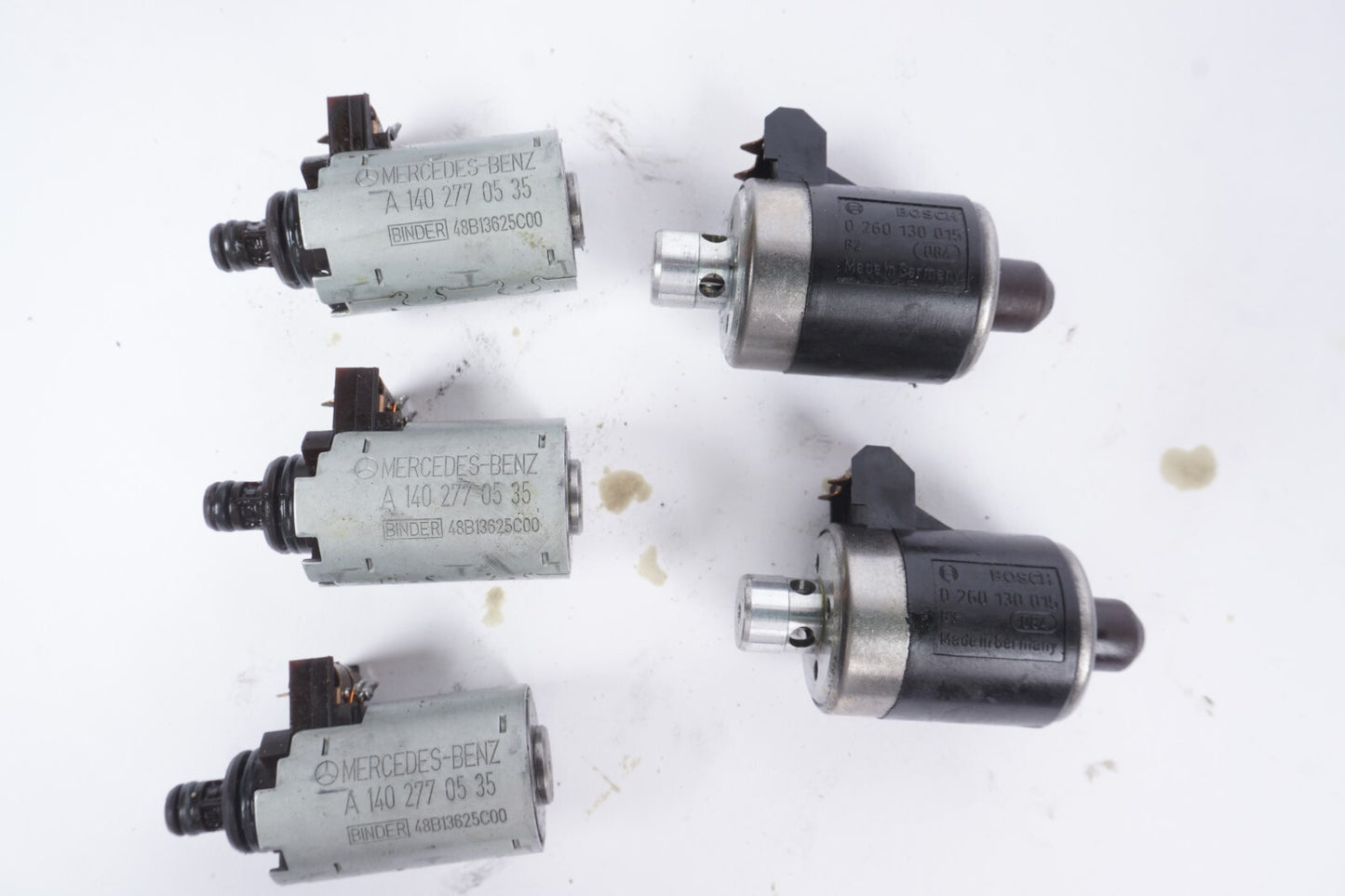 03-06 Mercedes R230 SL500 Automatic Transmission Gearbox Solenoid 6Pcs OEM