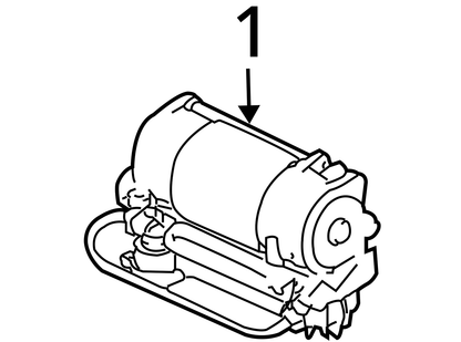 2004 - 2010 Audi A8 D3 Air Suspension Compressor Pump 4E0616007 D