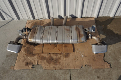 2011 - 2014 PORSCHE CAYENNE 4.8L EXHAUST SYSTEM REAR MUFFLER OEM