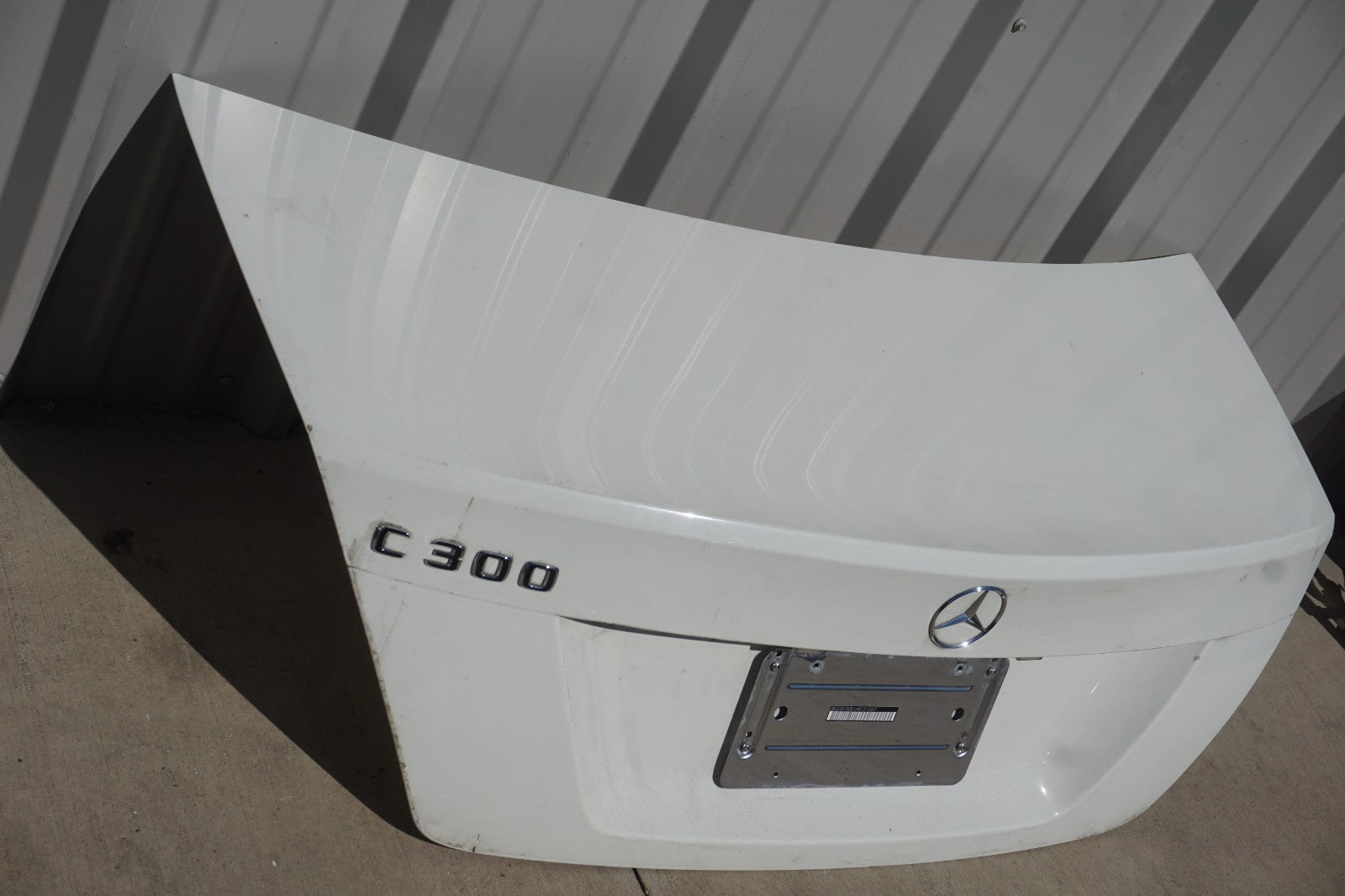08-14 Mercedes-Benz C300 Sedan Trunk Lid OEM