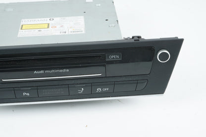 2012 AUDI A7 HEAD UNIT CD PLAYER RADIO MMI MODULE W/ CONTROL PANEL OEM