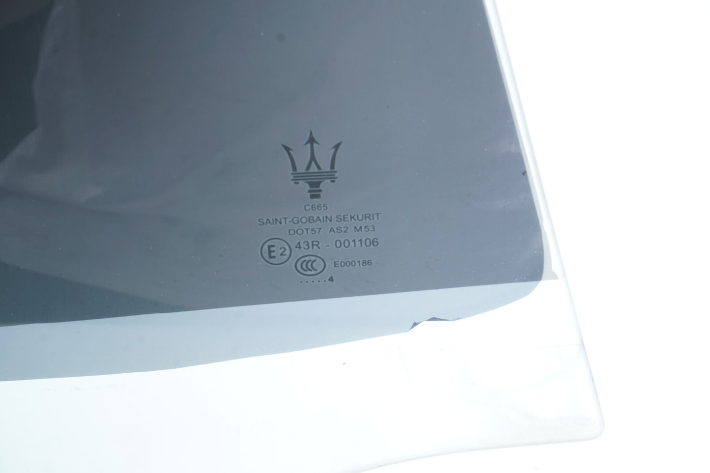 2014 - 2023 Maserati Ghibli Rear Right Passenger Side Door Window Glass OEM