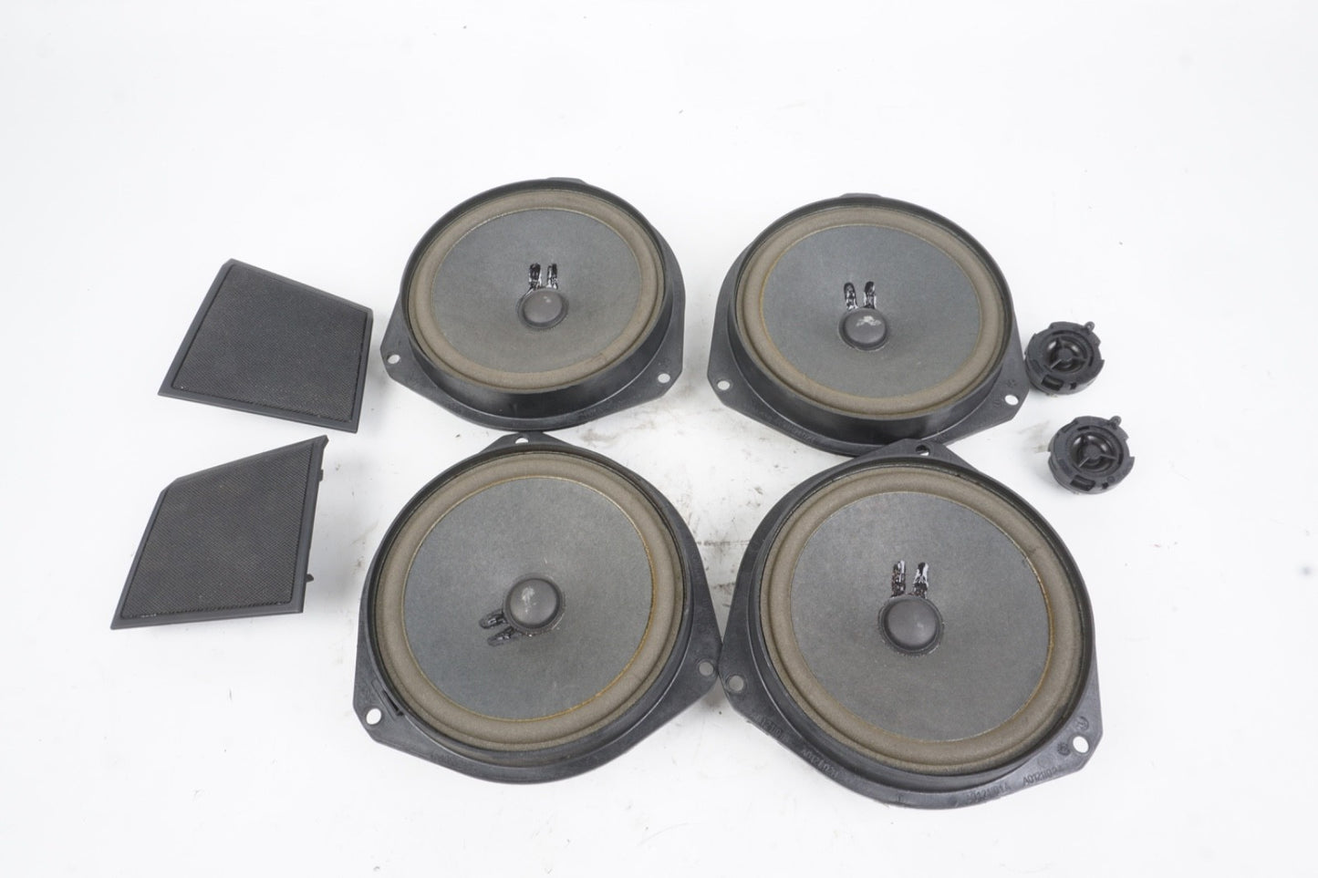2014-17 Maserati Ghibli Complete Door Sound Audio Speaker Speakers Set of 8 OEM