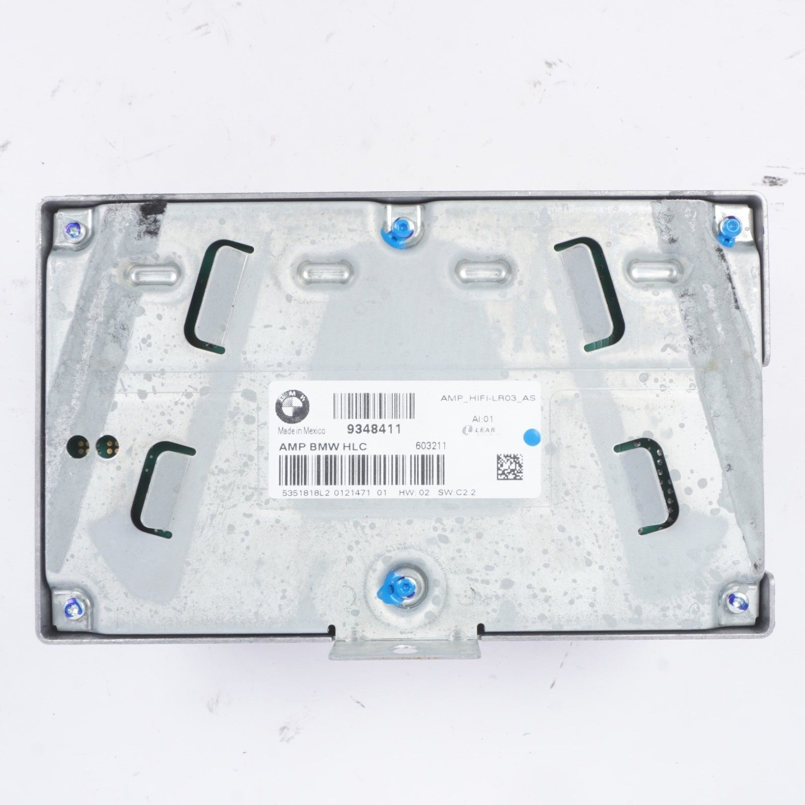 2011 - 2018 BMW X3 F25 HI-FI SYSTEM AUDIO AMPLIFIER AMP 9348411 OEM