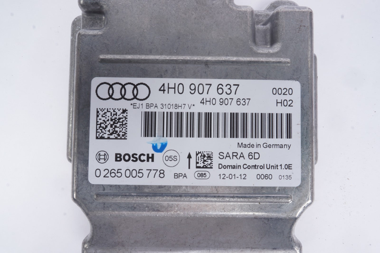 2011 - 2018 Audi A8 S8 Yaw Rate Esp Combination Control Module OEM