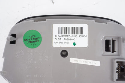17 - 21 Alfa Romeo Giulia ROOF OVERHEAD CONSOLE DOME LIGHT LAMP SWITCH OEM