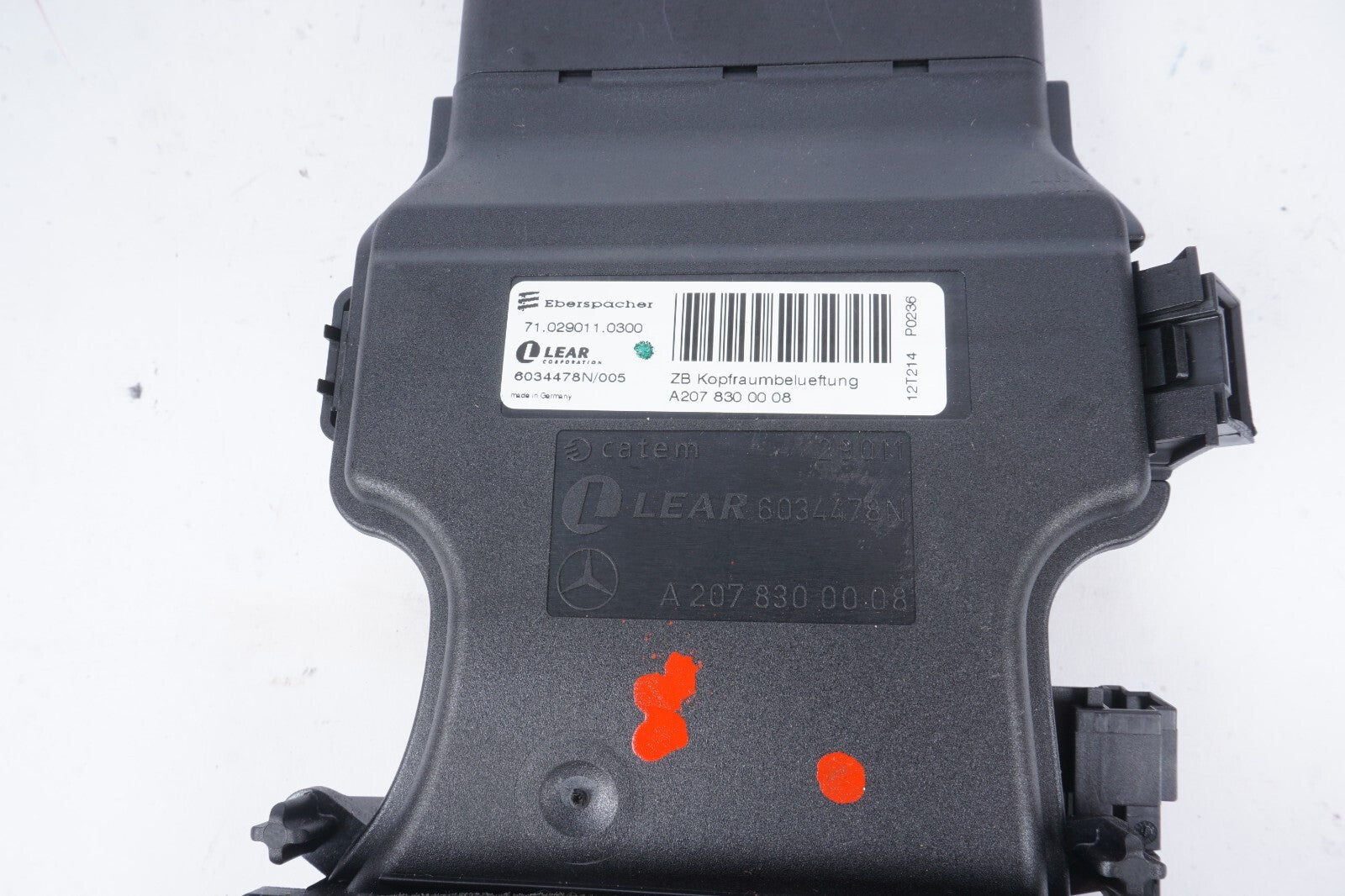 10-20 Mercedes E350 SL550 Convertible Right Passenger Seat Blower Fan Motor OEM