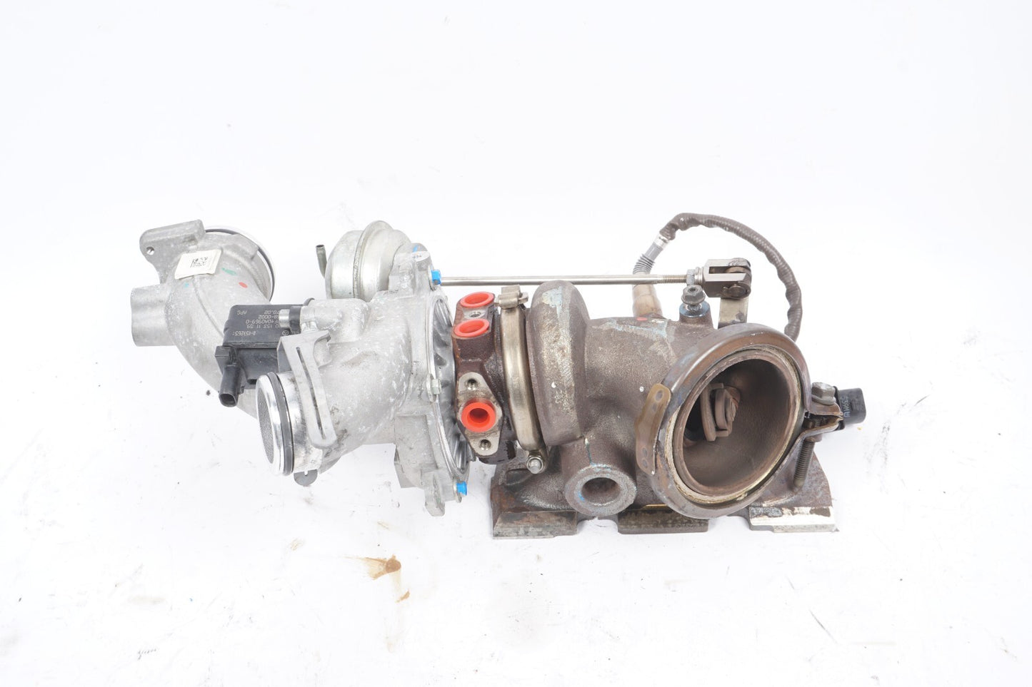 14-17 Mercedes E400 CLS400 S550E Turbocharger Manifold Left Driver Side OEM