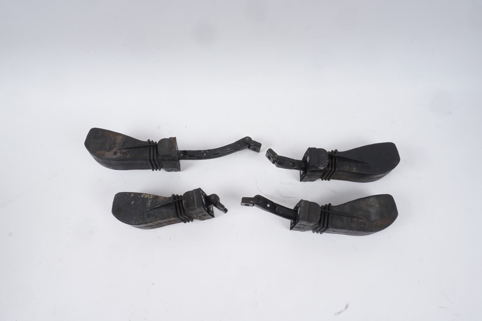 2011-2018 PORSCHE CAYENNE DOOR HINGE CHECK STRAP STOPPER SET OF 4 OEM