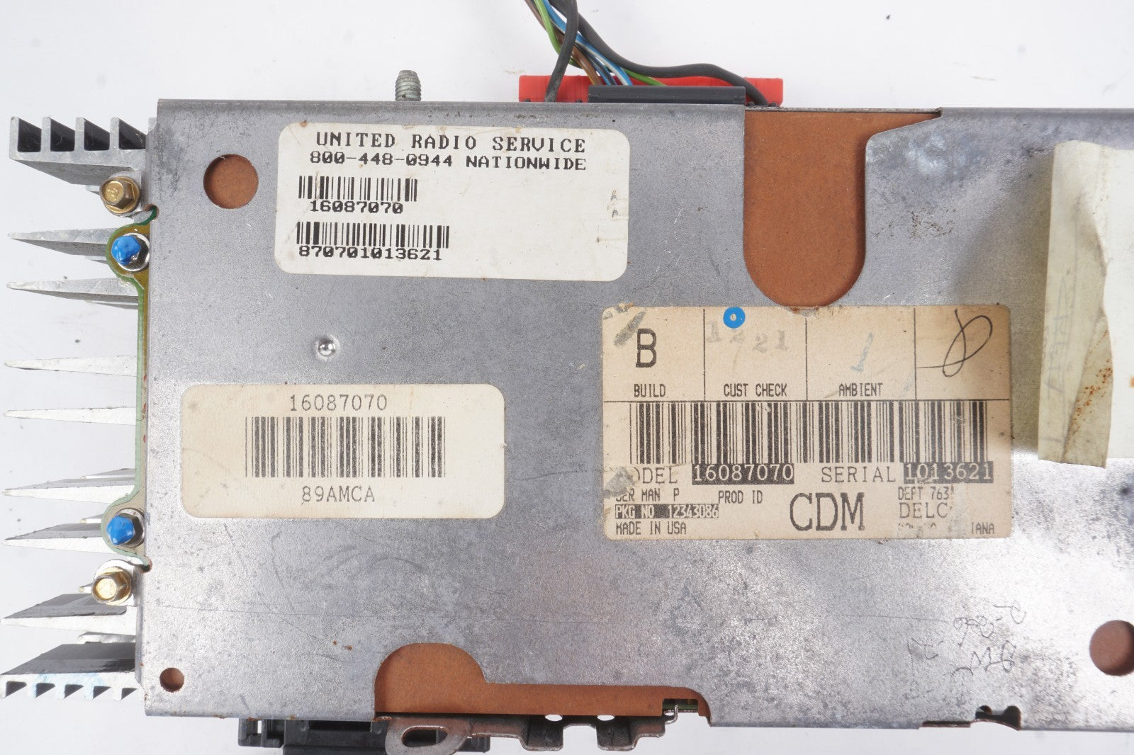 1993 Cadillac Allante Audio Radio Stereo Amp Amplifier 16087070 OEM