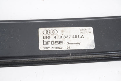11-17 AUDI A8L FRONT LEFT DRIVER SIDE WINDOW REGULATOR & MOTOR OEM