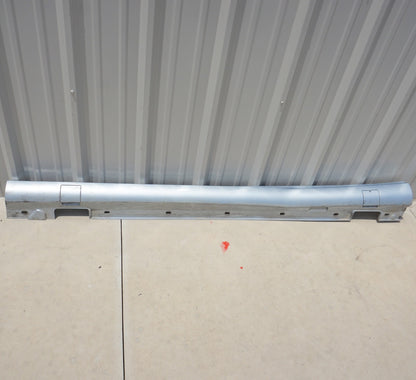 11-16 Mercedes W212 E350 Left Driver Side Skirt Rocker Molding Panel Silver OEM