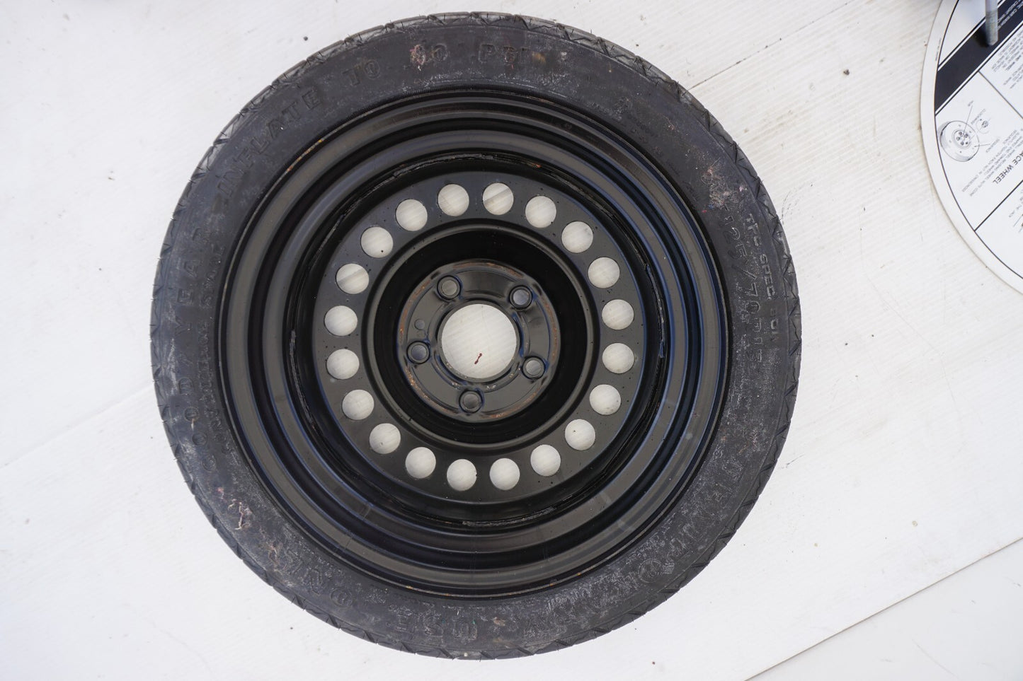 1987- 1993 Cadillac Allante WHEEL SPARE TIRE T125/70R15 OEM
