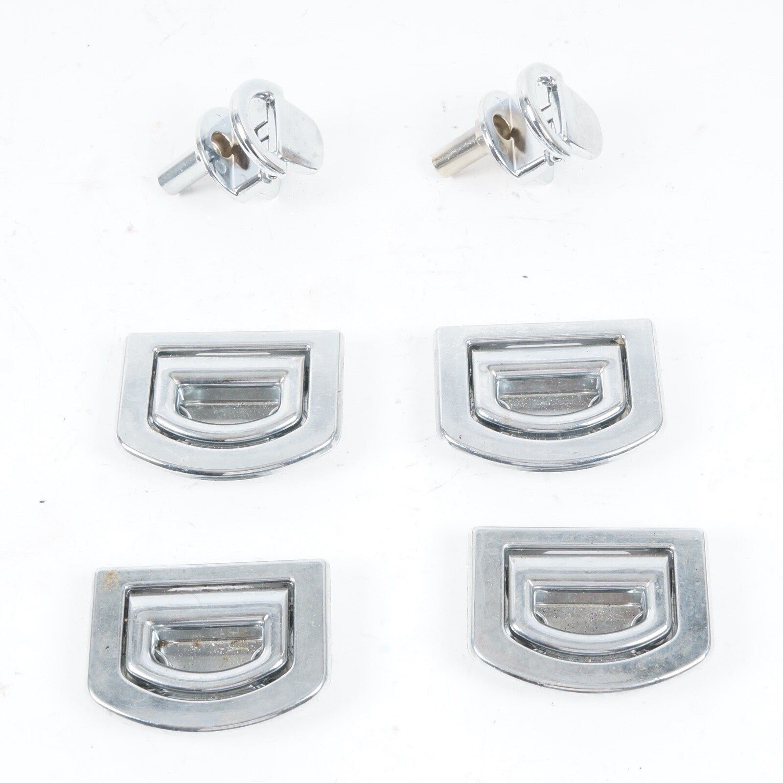 2012-2018 AUDI A7 REAR TRUNK CARGO TIE DOWN HOOK SUPPORT RING OEM SET OF 6