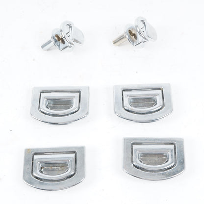 2012-2018 AUDI A7 REAR TRUNK CARGO TIE DOWN HOOK SUPPORT RING OEM SET OF 6
