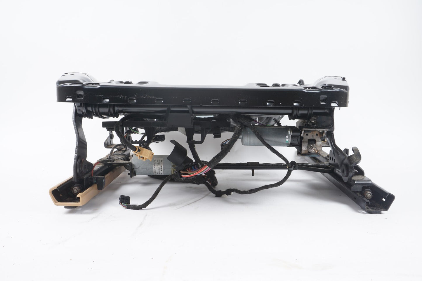 2011-2018 PORSCHE CAYENNE Front Left Driver Lower Seat Rail Frame W/ Motor OEM