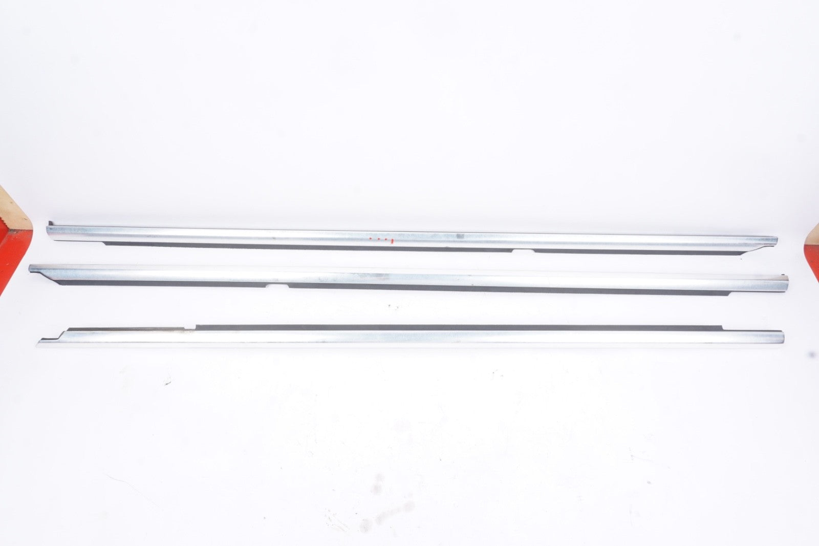07-13 MERCEDES S550 Rear Front Door Window Weather-Strip Belt Molding OEM