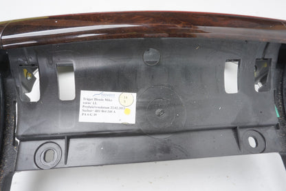 2011-2017 Audi D4 A8 A8L Center Console Top Wood Bezel Trim Cover Panel OEM