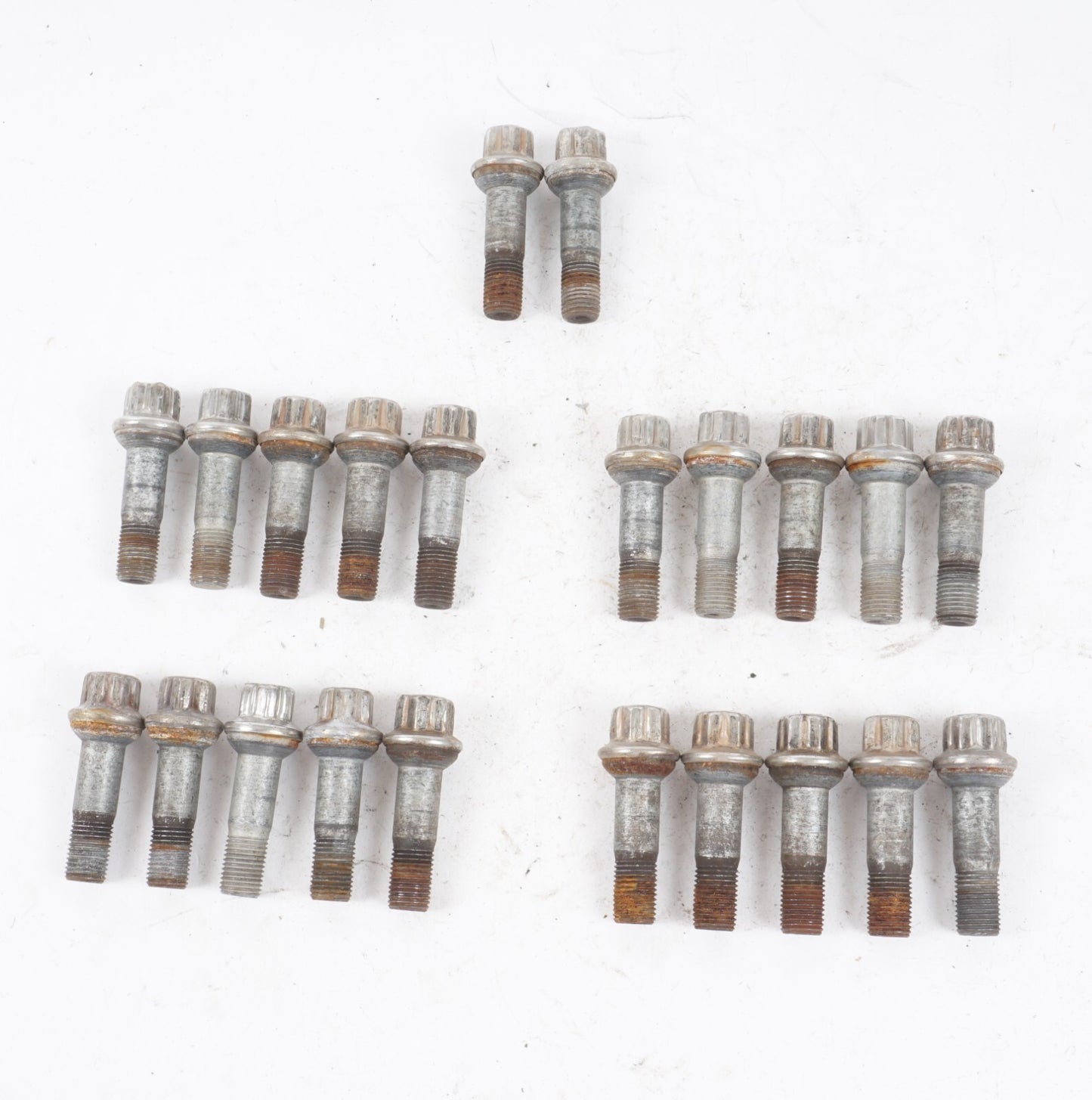 07 - 13 MERCEDES-BENZ W221 S550 WHEEL LUG BOLT BOLTS NUT SET OF 22 OEM