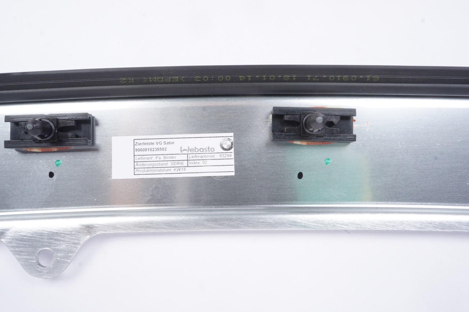 14 - 20 BMW Convertible 428i 435i 430i Cover Lid Chrome Molding Strip Trim