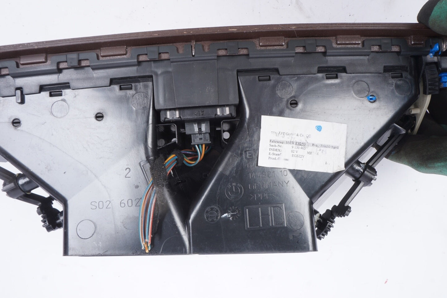 2007-2013 BMW 335I E92 E93 DASHBOARD CENTER AIR VENT W/ MOLDING & SWITCHES OEM