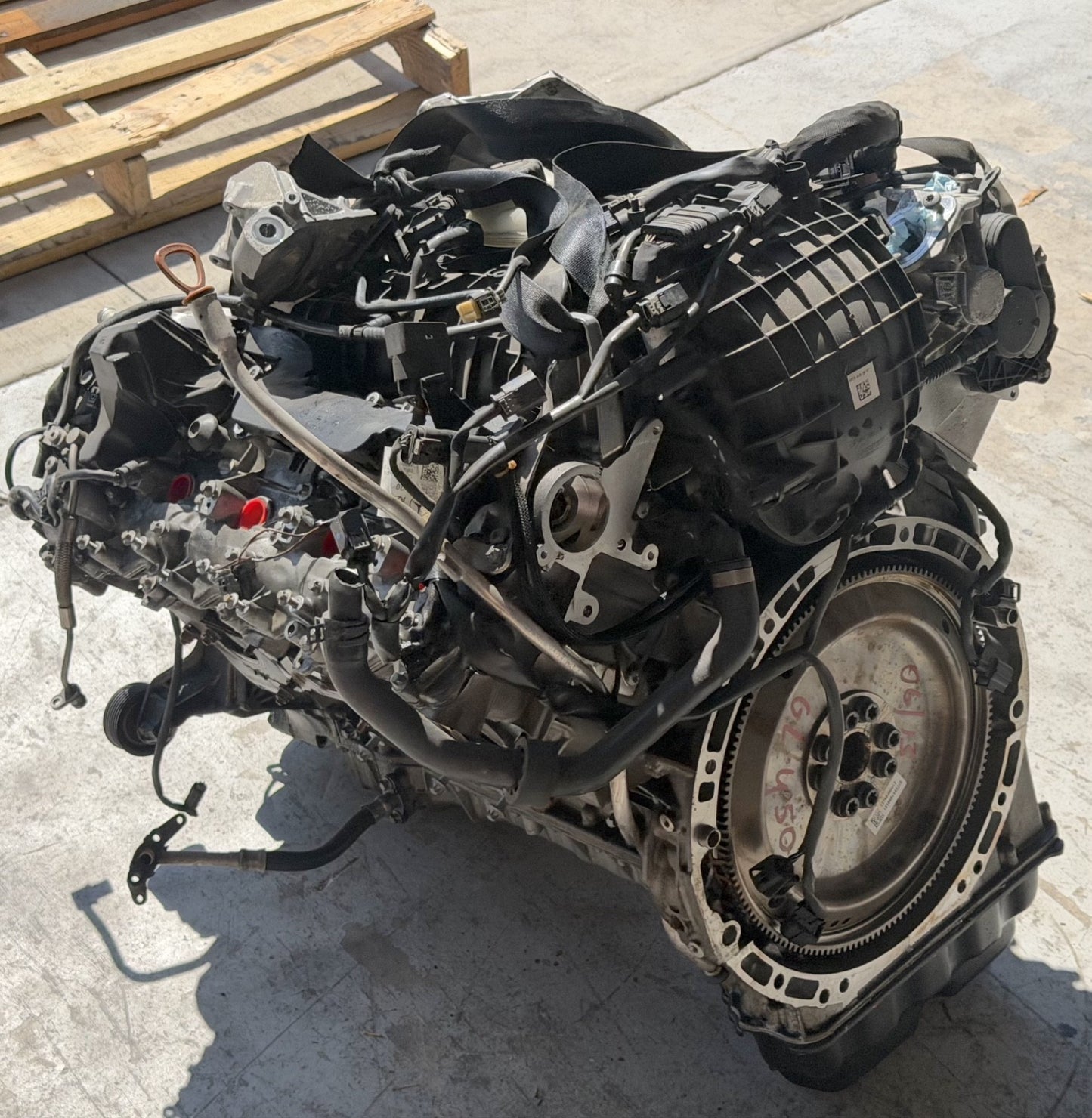 11-19 Mercedes W222 S550 GLE550 GL550 M278 RWD 4.6L V8 Engine Motor TESTED 131K