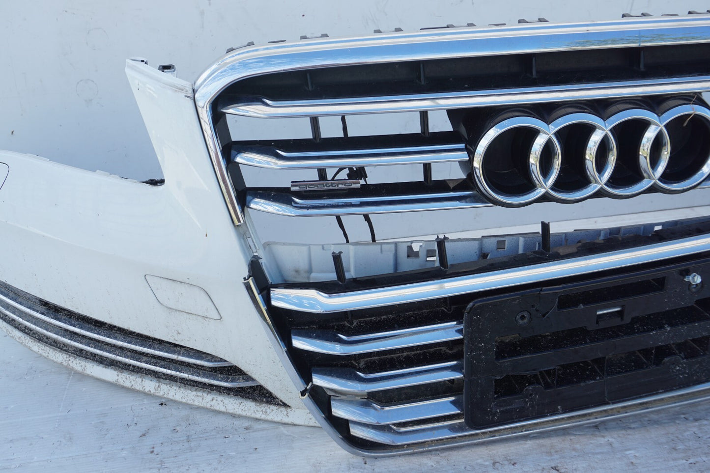 2011 - 2014 AUDI A8 A8L FRONT BUMPER COVER ASSEMBLY OEM