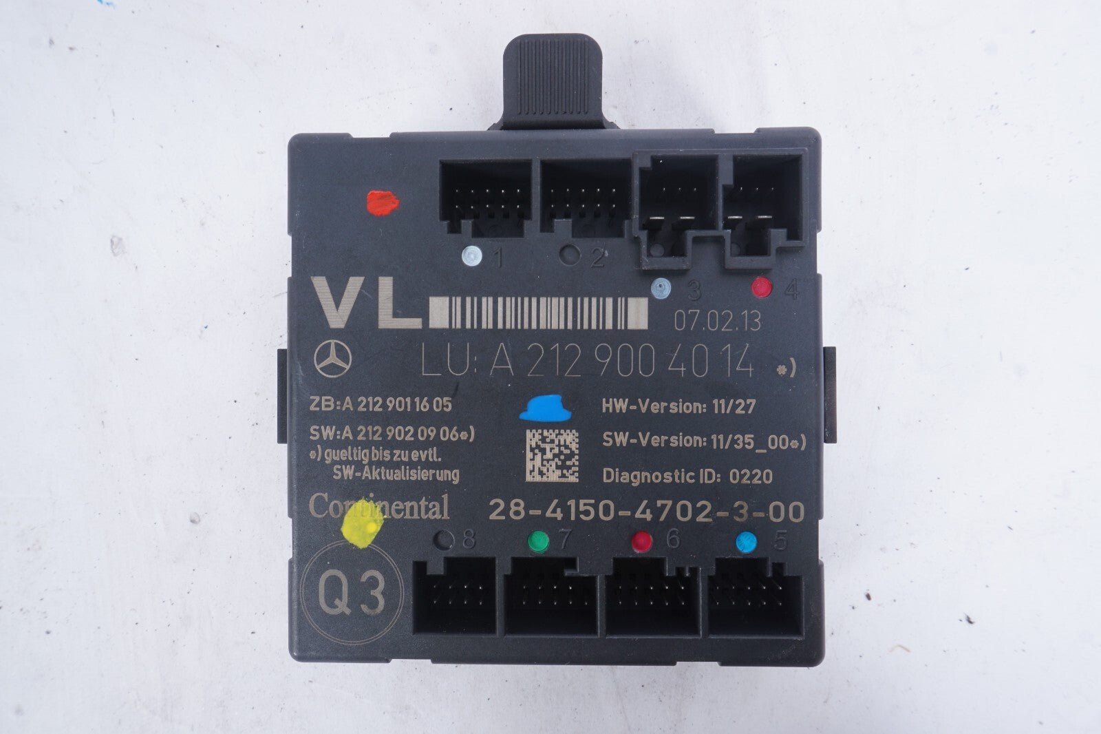 08-14 Mercedes W204 C250 C300 C350 Front Left & Right Door Control Module OEM