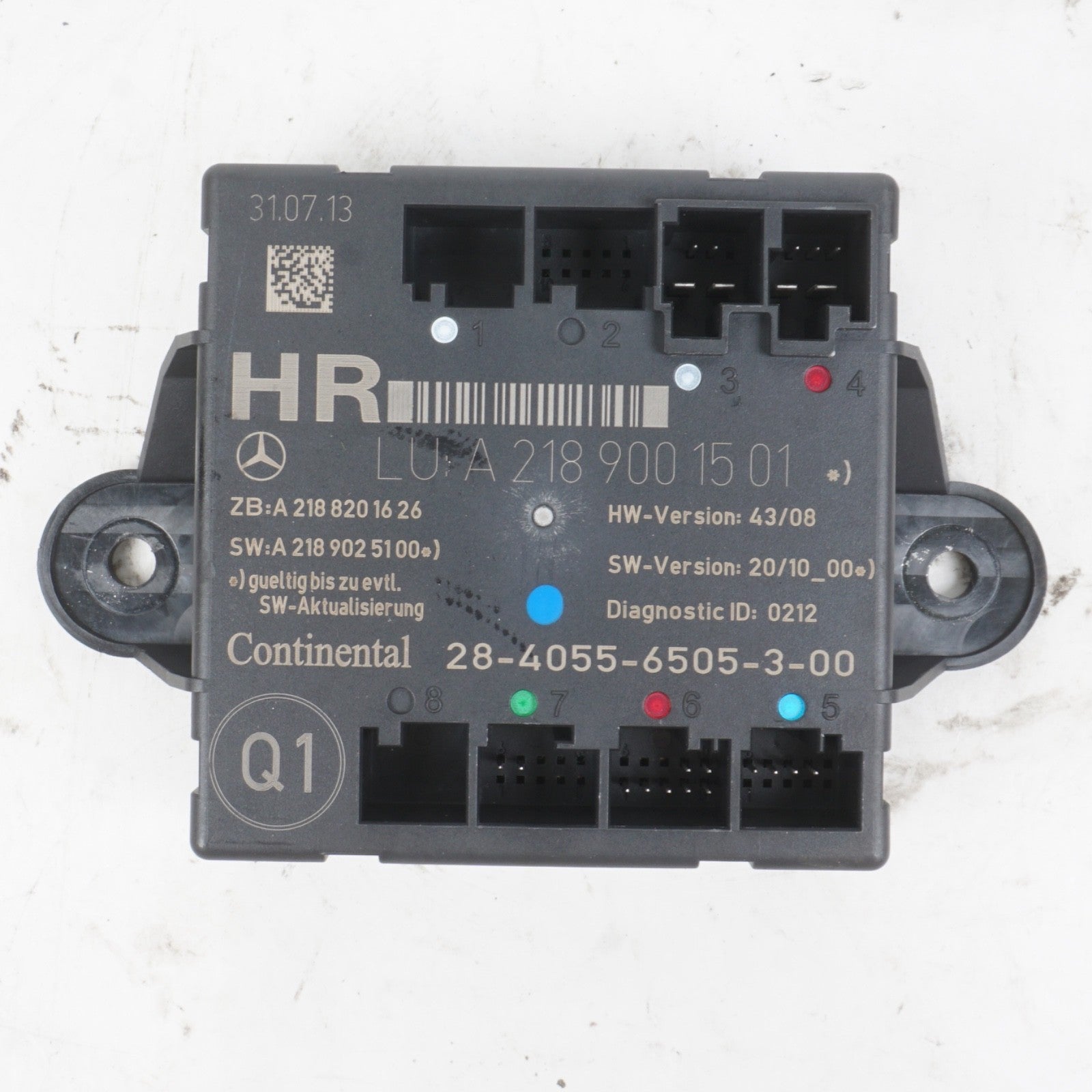 2008 - 2018 Mercedes C250 C300 Rear Right Door Control Module OEM