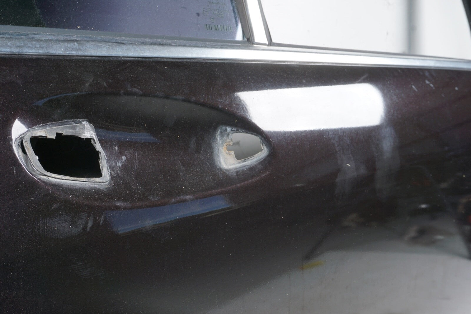 07 - 13 MERCEDES-BENZ S550 W221 REAR RIGHT PASSENGER SIDE DOOR SHELL OEM