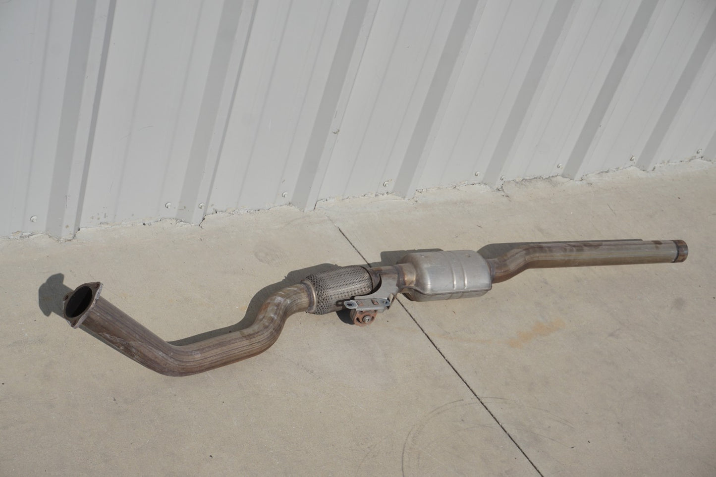 2011 2012 Audi A8 4.2l Exhaust Downpipe Flex Pipe Left Driver Side OEM
