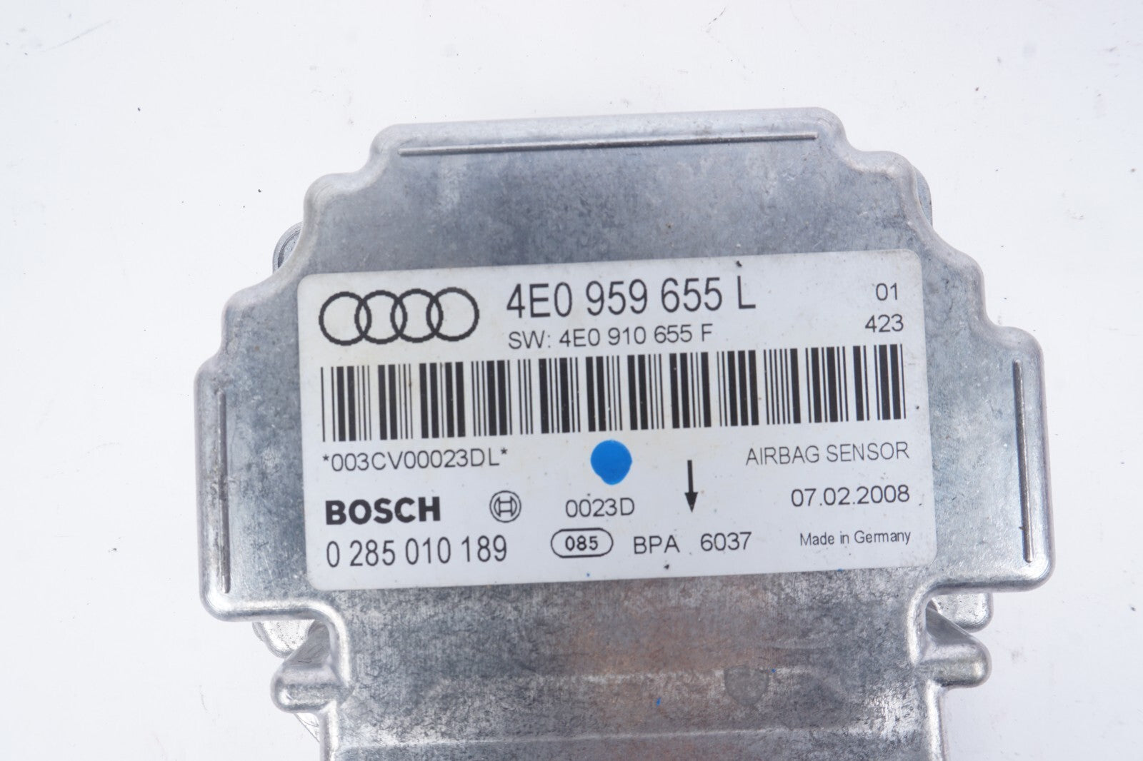 2007  - 2010 Audi A8 A8L Control Module Computer 4E0959655L OEM