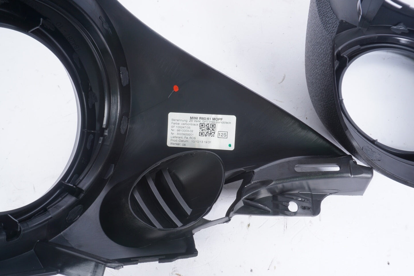 2011-2016 MINI COOPER COUNTRYMEN R60 R61 RIGHT LEFT AIR DASH COVER TRIM OEM