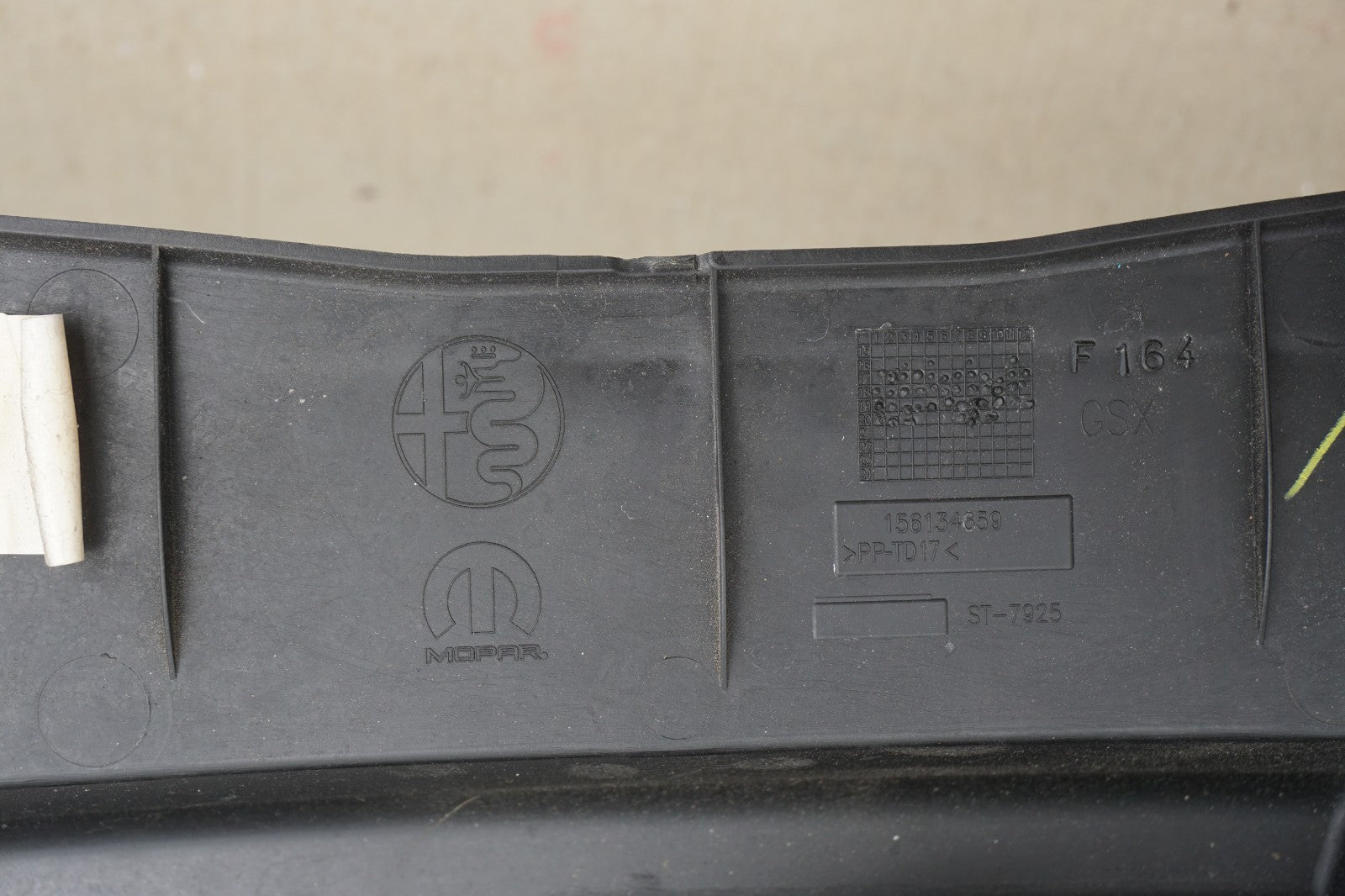 2018 - 2025 ALFA ROMEO STELVIO FRONT WINDSHIELD COWL TRIM PANEL OEM