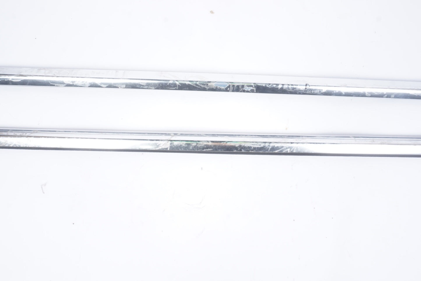10-13 MERCEDES-BENZ C207 COUPE FRONT LEFT & RIGHT DOOR CHROME MOLDING