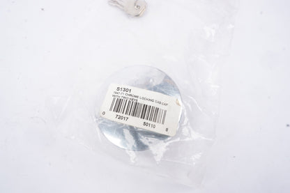 United Pacific S1301 Triple Chrome Vented Locking Gas Cap w/2 Keys